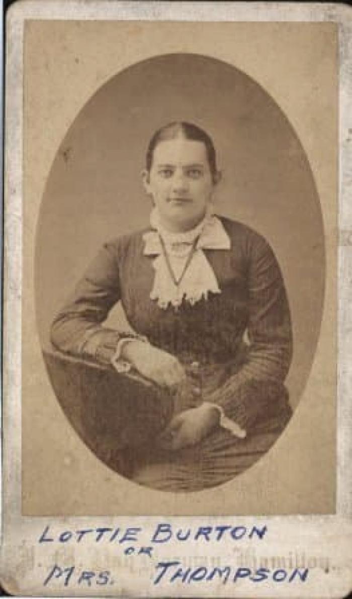 Lottie Burton or Mrs Thompson