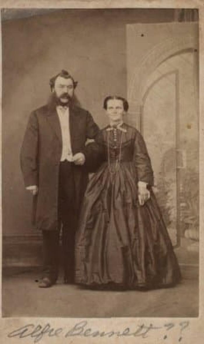 [Alfie Bennett and wife]