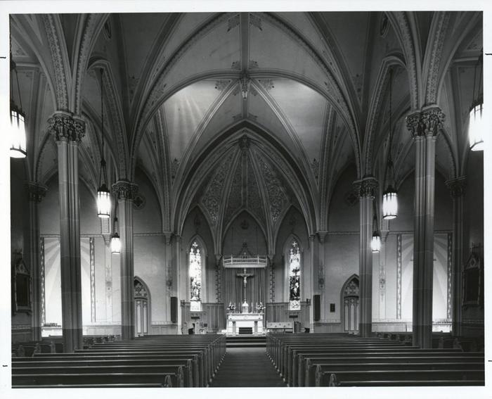 Interior of St. Augustine's Roman Catholic Church