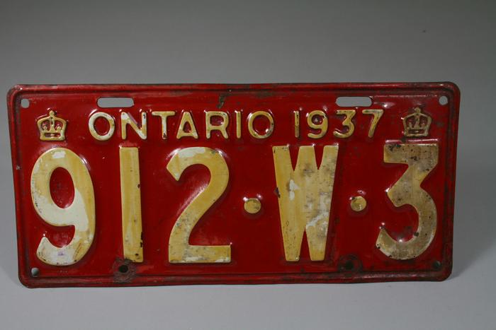 License Plate (1974.134)